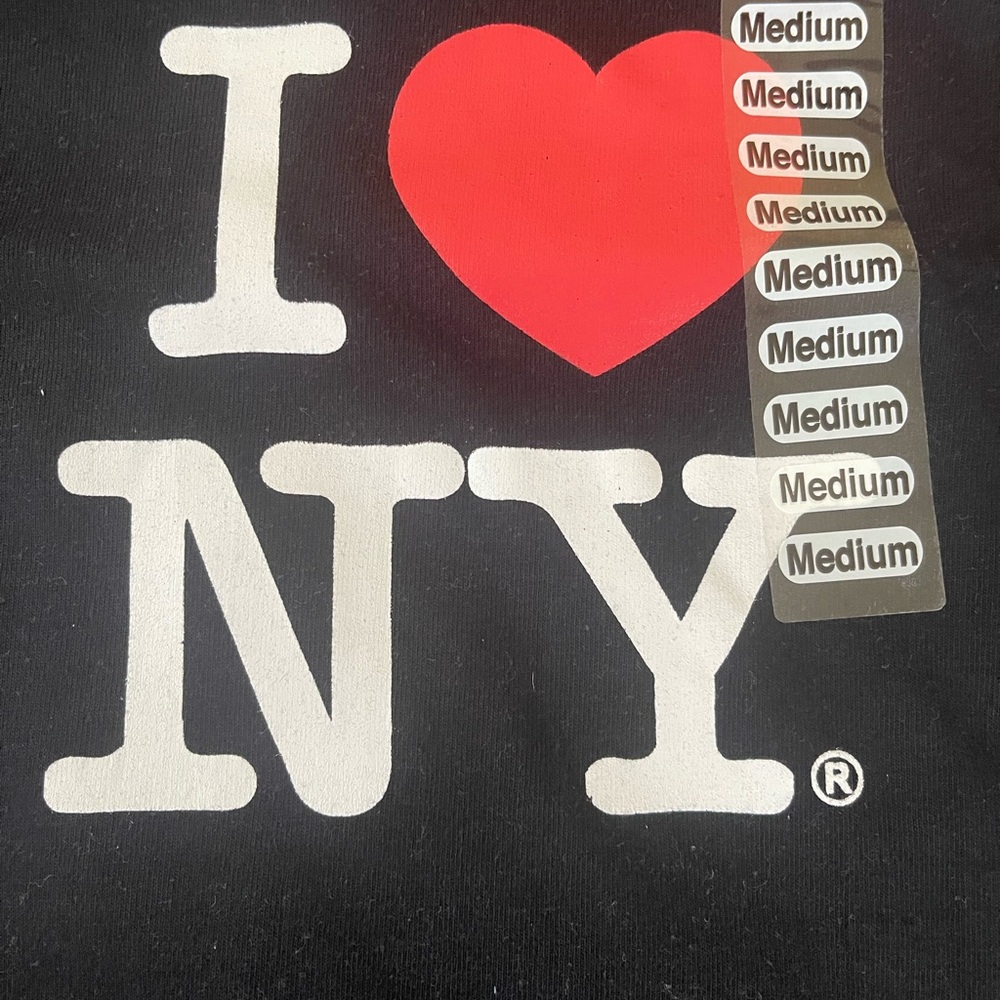 I Love NY Black Short Sleeve Tee for kids